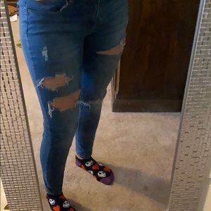 Ripped jeans (jogging)